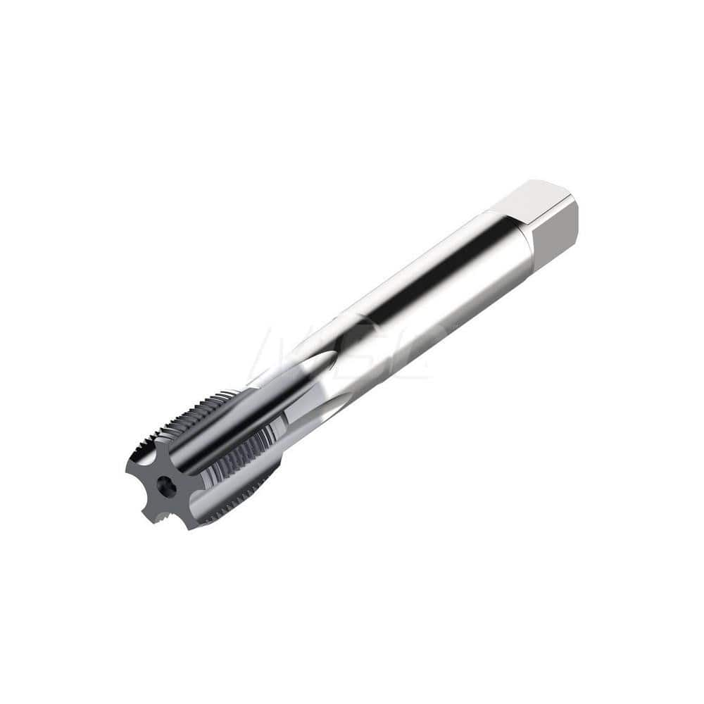 Straight Flutes Tap: 1/4-28, UNF, 5 Flutes, Modified Bottoming, 2BX, Powdered Metal High Speed Steel, TiAlN Finish 0.614″ Thread Length, 3.15″ OAL, Right Hand, Series MTS