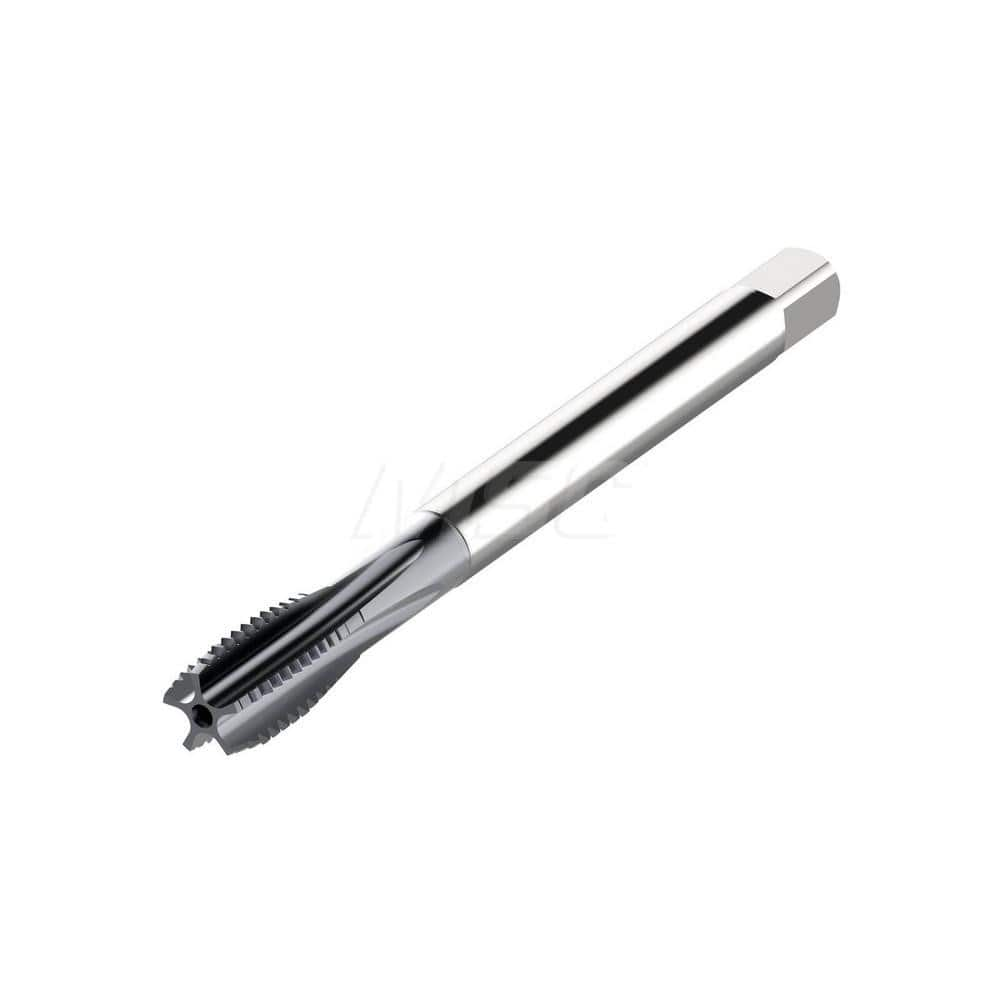 Straight Flutes Tap: Metric, 5 Flutes, Modified Bottoming, 6HX, Powdered Metal High Speed Steel, TiAlN Finish Right Hand, Series MTS