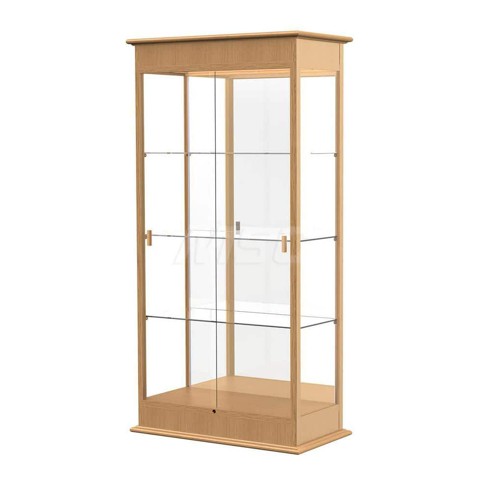 Bookcases; Color: Natural Oak; Number of Shelves: 3; Width (Decimal Inch): 36.0000; Depth (Inch): 18; Material: Oak; Material: Oak