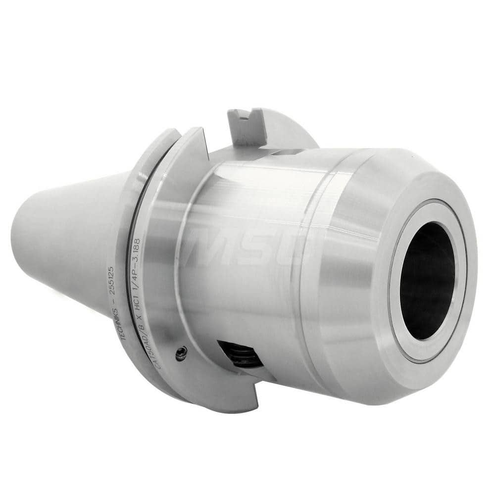 Hydraulic Tool Chuck: Taper Shank, 20 mm Hole 101.6 mm Projection, 39.25 mm Nose Dia, Through Coolant