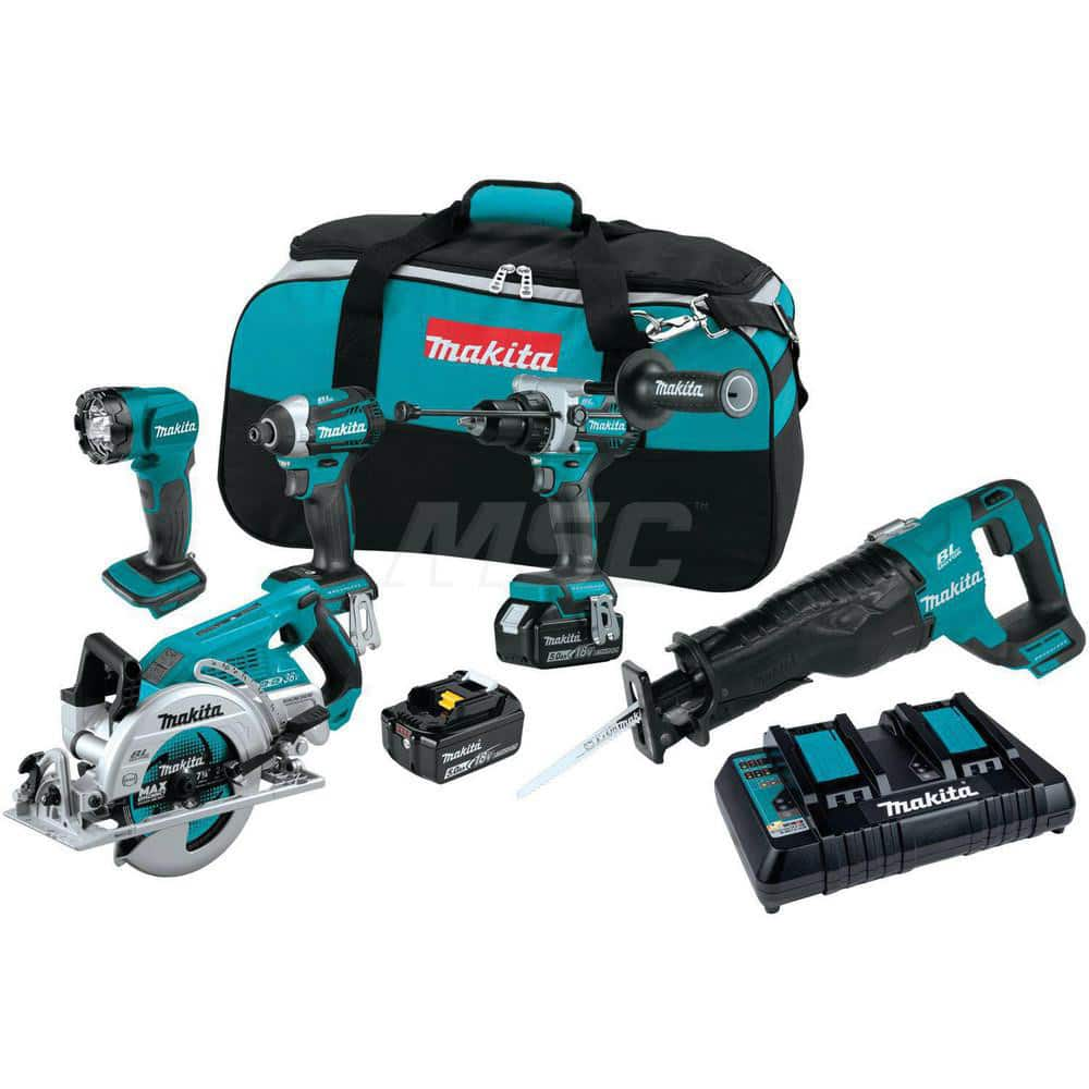 Cordless Tool Combination Kit: 18V