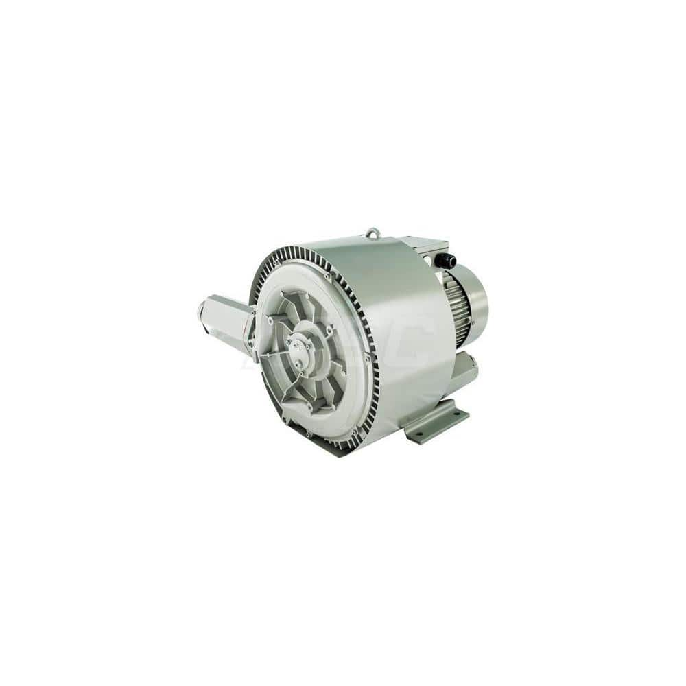 Regenerative Air Blowers; Inlet Size: 2″; Outlet Size: 2″; Horse Power: 3.5; Amperage Rating: 21.6000; Cubic Feet Per Minute: 165 SCFM; Height (Inch): 23; Width (Decimal Inch): 24; Maximum Working Water Pressure: 155.00; Maximum Vacuum Water Pressure: 155