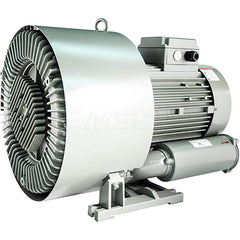 Regenerative Air Blowers; Inlet Size: 2.5; Outlet Size: 2.5; Horse Power: 25; Amperage Rating: 75.0000; Cubic Feet Per Minute: 410 SCFM; Height (Inch): 28; Width (Decimal Inch): 30; Maximum Working Water Pressure: 317.00; Maximum Vacuum Water Pressure: 26