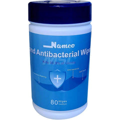 Anit-Bacterial Wipes: Canister & Center Pull, White