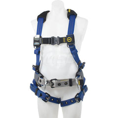 Fall Protection Harnesses: 400 Lb, Single D-Ring Style, Size X-Large, For Construction, Back