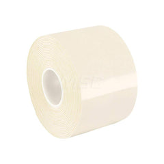 White Double-Sided Polyethylene Foam Tape: 6″ Wide, 5 yd Long, 31 mil Thick, Rubber Adhesive