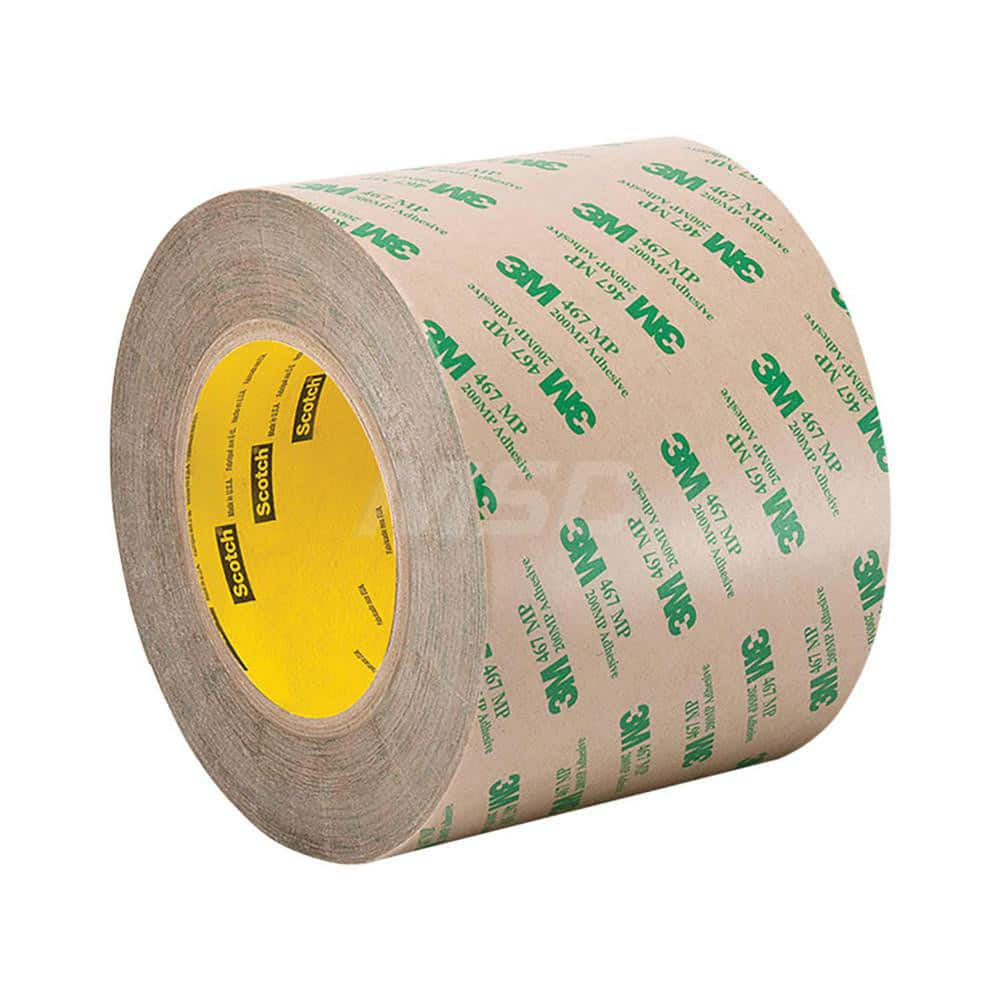 Adhesive Transfer Tape; Adhesive Material: Acrylic; Width (Inch): 1/2; Length (yd): 20.00; Thickness (mil): 2.3000; Minimum Operating Temperature (F): -40.000; Maximum Operating Temperature (F): 400.000; Color: Clear; Liner Material: Kraft Paper; Series: