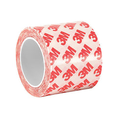 Clear Double-Sided Polyester Film Tape: 2″ Wide, 5 yd Long, 8.3 mil Thick, Acrylic Adhesive