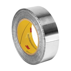 Duct Tape: 3″ Wide, 7.2 mil Thick, Aluminum Foil Acrylic Adhesive, 59 lb/in Tensile Strength