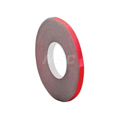 Black Double-Sided Foam Tape: 1/2″ Wide, 5 yd Long, 45 mil Thick, Acrylic Adhesive