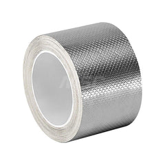 Duct Tape: 2″ Wide, 5 mil Thick, Aluminum Foil Acrylic Adhesive, 20 lb/in Tensile Strength