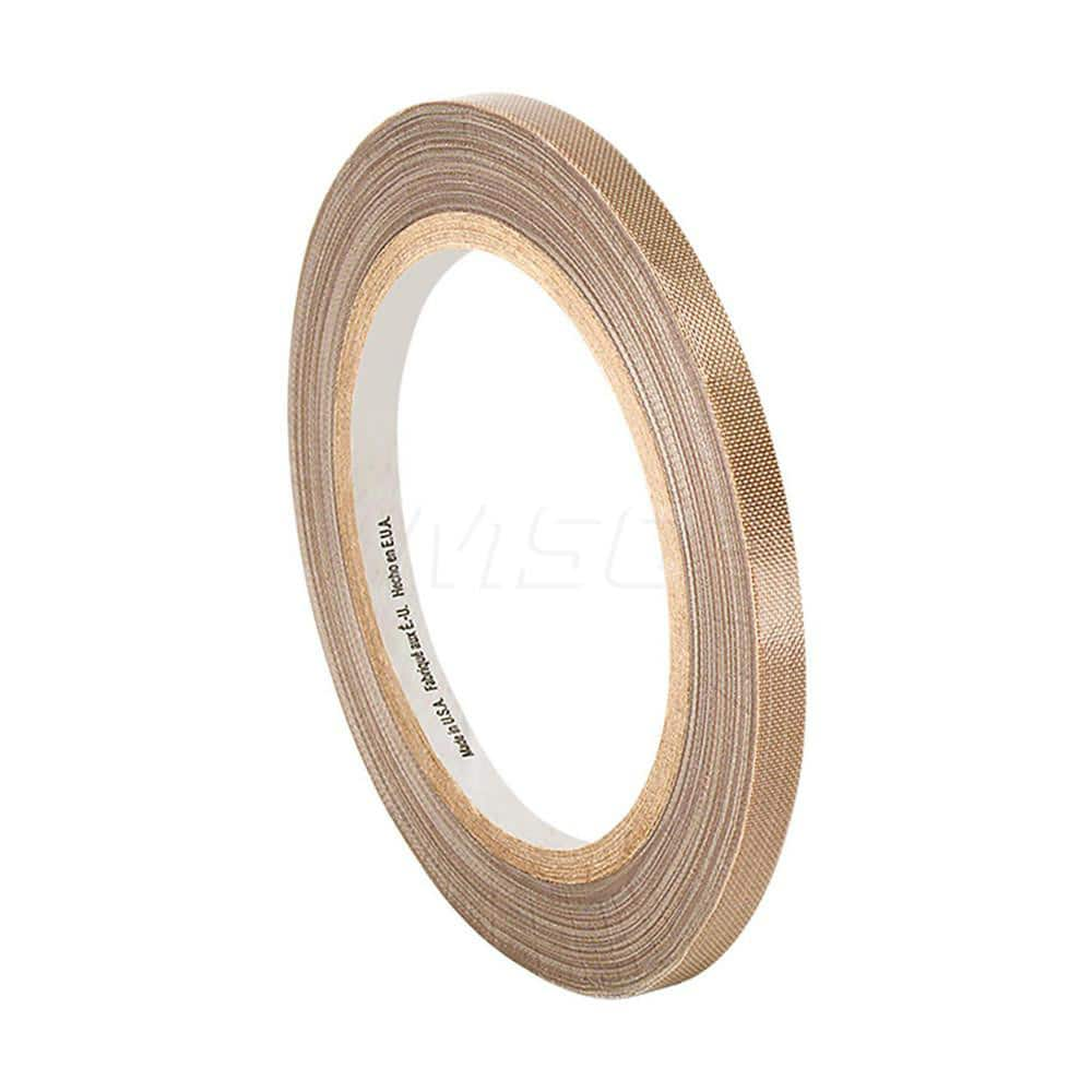 Glass Cloth Tape; Width (Inch): 2; Material Type: PTFE; Color: Brown; Adhesive Material: Silicone; Length (yd): 36.00; Thickness (mil): 8.2000; Tensile Strength (Lb./Inch): 175.00; Minimum Operating Temperature (F): -100.000; Maximum Operating Temperature