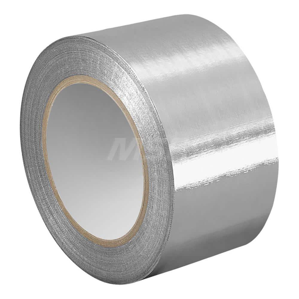 Glass Cloth Tape; Width (Inch): 3; Material Type: Aluminum; Glass Cloth; Color: Silver; Adhesive Material: Silicone; Length (yd): 36.00; Thickness (mil): 6.8000; Tensile Strength (Lb./Inch): 100.00; Maximum Operating Temperature (F): 500.000