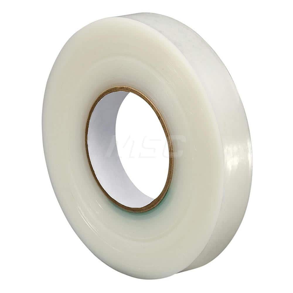 Polyethylene Film Tape: 1″ Wide, 1,000' x 3 mil Thick 3,800 Lb/In Tensile Strength, Water Based Acrylic Adhesive