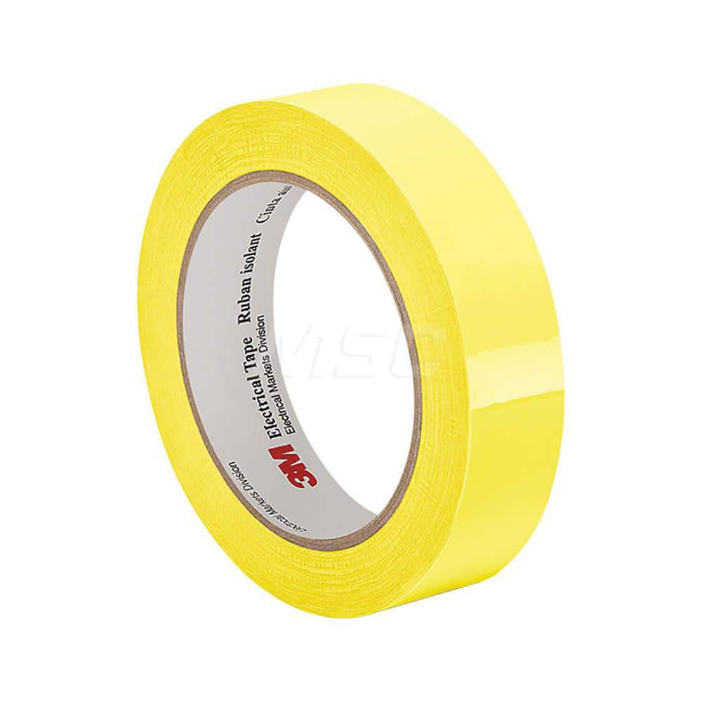 Polyester Film Tape: 2″ Wide, 72 yd Long, 3.5 mil Thick 50 Lb/In Tensile Strength, Acrylic Adhesive, 266 ° F