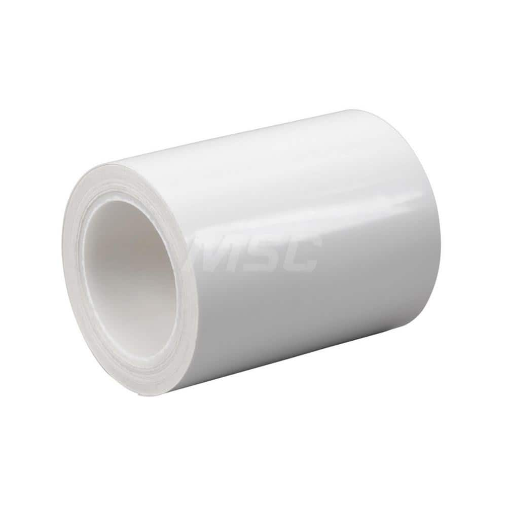 Polyethylene Film Tape: 4″ Wide, 5 yd Long, 9.5 mil Thick 15 Lb/In Tensile Strength, Rubber Adhesive, 170 ° F