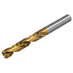 Jobber Length Drill Bit: 0.7086″ Dia, 147 °, Solid Carbide TiAlSiN, TiSiN Finish, 5.6299″ OAL, Right Hand Cut, Spiral Flute, Straight-Cylindrical Shank, Series CoroDrill 860