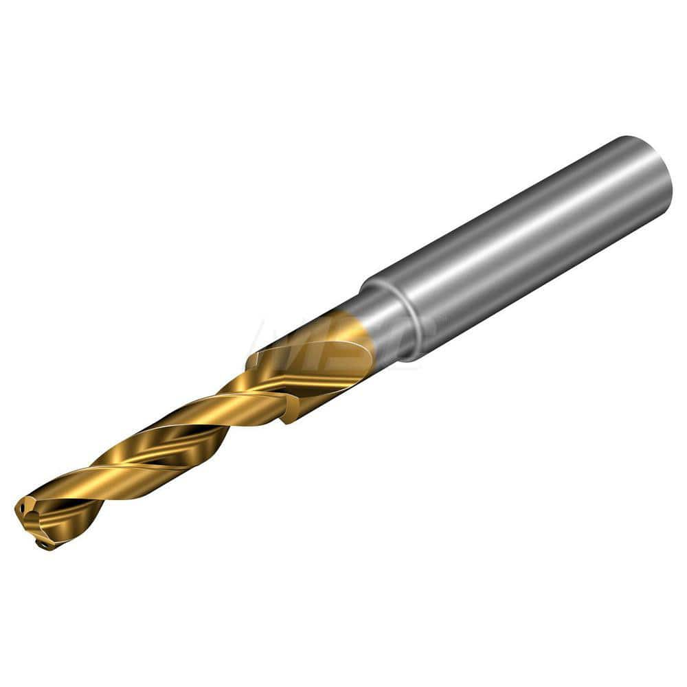 15.1mm Minor 19.6mm Major 46mm Step Length 147° High Performance Solid Carbide Subland Step Drill Bit TiAlSiN & TiSiN Finish, 142mm OAL, Series CoroDrill 860