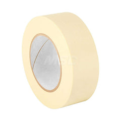 Masking Tape: 1/2″ Wide, 60 yd Long, 4.8 mil Thick, Tan Crepe Paper, Rubber Adhesive, 19 lb/in Tensile Strength