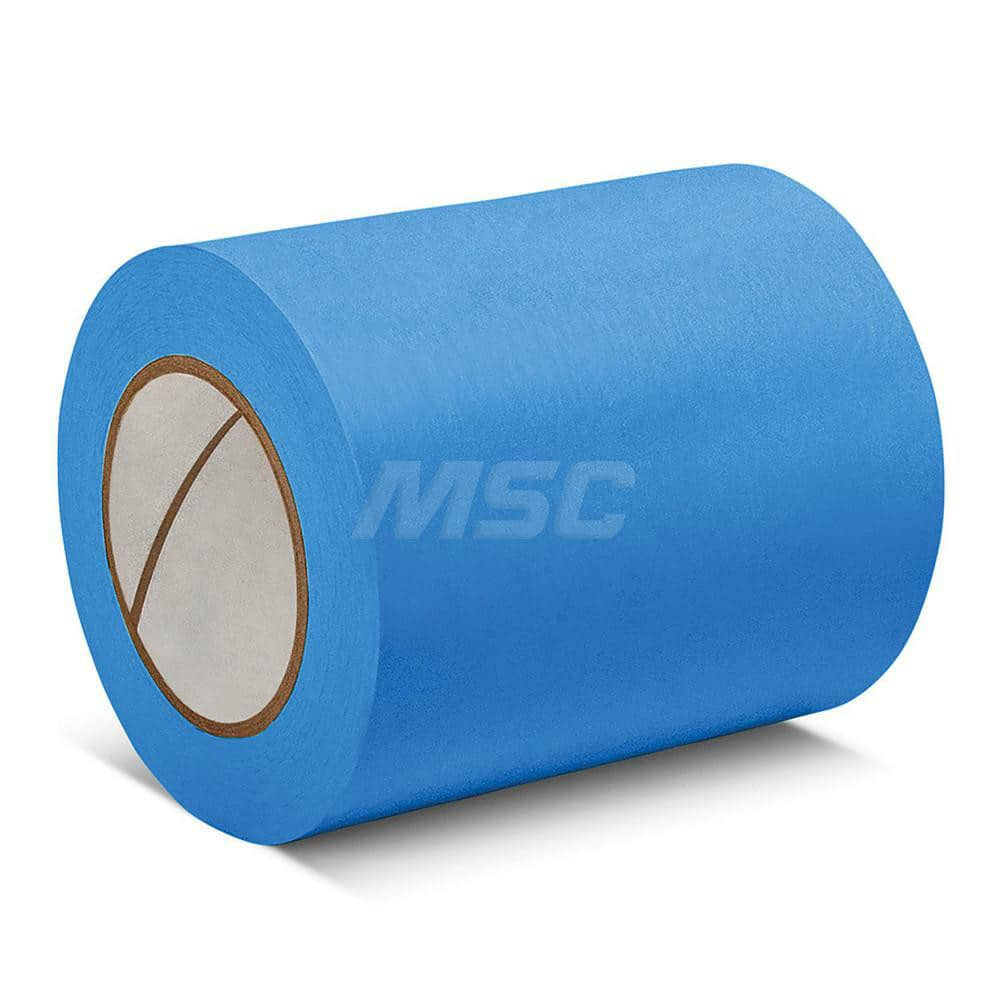 Masking Tape: 1/2″ Wide, 60 yd Long, 4.9 mil Thick, Blue Crepe Paper, Rubber Adhesive, 20 lb/in Tensile Strength