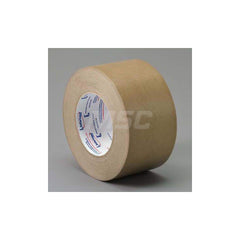 Packaging Tape: 3/4″ Wide, 60 yd Long, 7.2 mil Thick, Brown Kraft Paper, Natural Synthetic Rubber Adhesive, 40 lb/in Tensile Strength