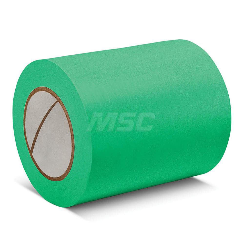 Painter's Tape & Masking Tape: 1-1/2″ Wide, 60 yd Long, 5.5 mil Thick, Green Crepe Paper, Rubber Adhesive, 21 lb/in Tensile Strength