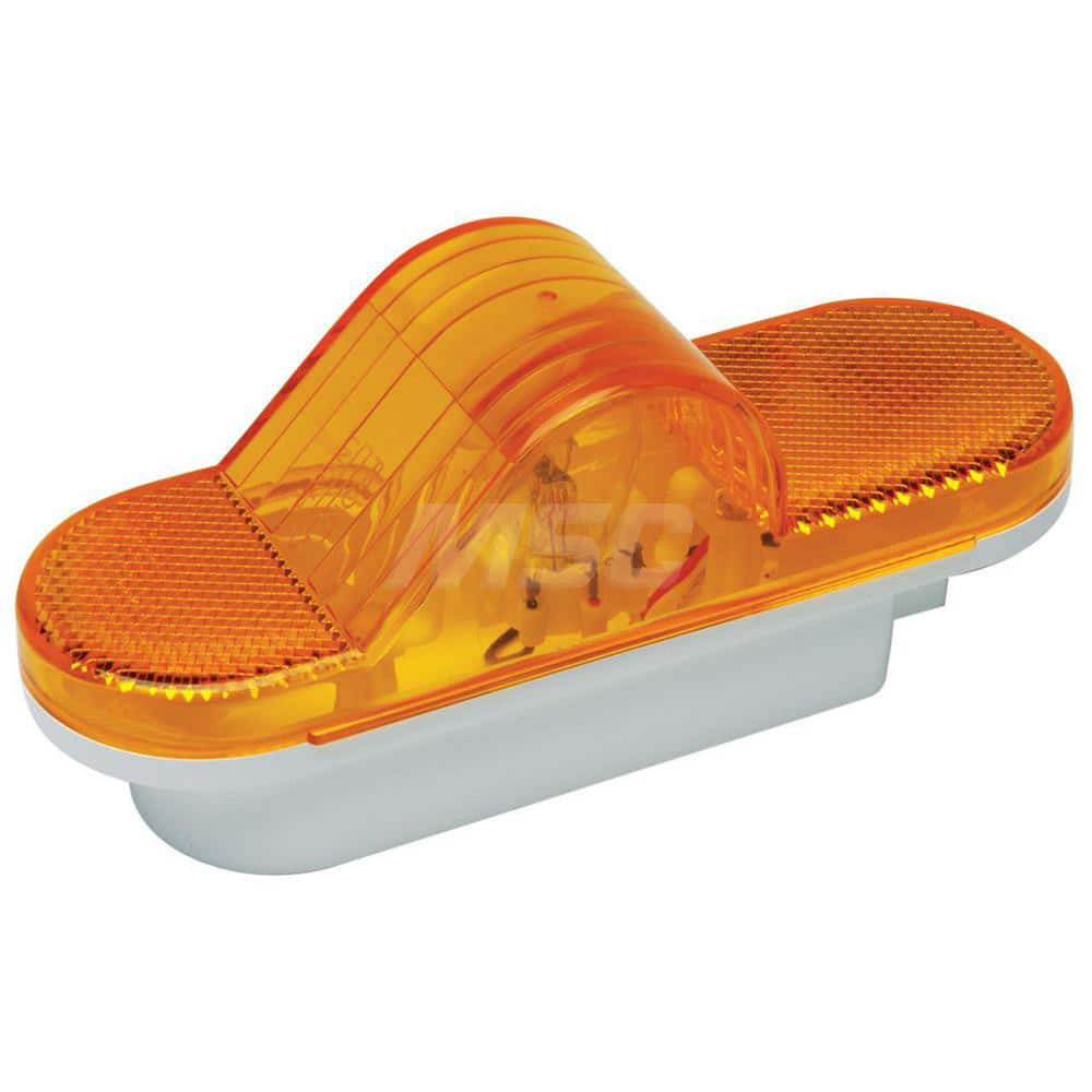 Turn Signal & Tail Lights; Type: Amber Turn Signal Light; Color: Amber; Length (Inch): 6.5; Specifications: Side Turning Indicator