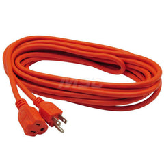 Power Cords; Cord Type: Extension Cord; Overall Length (Feet): 25; Cord Color: Orange; Amperage: 13; Voltage: 125; Number Of Receptacles: 2