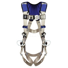 Fall Protection Harnesses: 420 Lb, Vest Style, Size X-Large, For Positioning, Back & Hips Tongue Leg Strap, Pass-Through Chest Strap