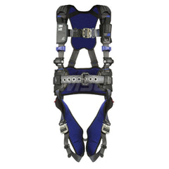 Fall Protection Harnesses: 420 Lb, Construction Style, Size 2X-Large, For Construction, Back Quick-Connect Leg Strap, Quick-Connect Chest Strap