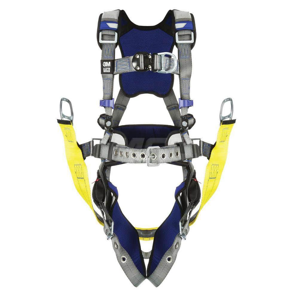 Fall Protection Harnesses: 420 Lb, Comfort Oil & Gas Style, Size Small, For Climbing & Suspension, Back & Hips Tongue Leg Strap, Quick-Connect Chest Strap