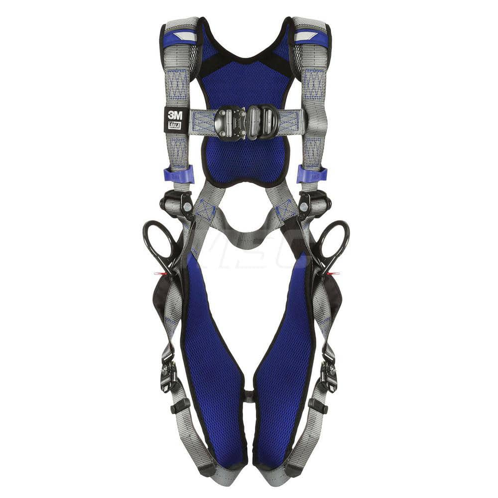 Fall Protection Harnesses: 420 Lb, Size Medium, For Climbing & Positioning, Back Front & Hips Quick-Connect Leg Strap, Quick-Connect Chest Strap