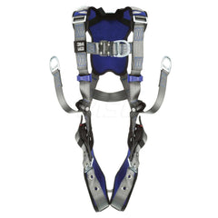 Fall Protection Harnesses: 420 Lb, Comfort Oil & Gas Style, Size 2X-Large, For Climbing & Suspension, Back & Hips Tongue Leg Strap, Quick-Connect Chest Strap