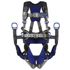 Fall Protection Harnesses: 420 Lb, Tower Climbers Style, Size Small, For Climbing Positioning & Suspension, Back Front & Hips Quick-Connect Leg Strap, Quick-Connect Chest Strap