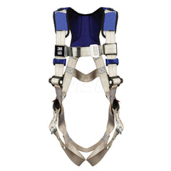 Fall Protection Harnesses: 420 Lb, Vest Style, Size Large, For General Purpose, Back Tongue Leg Strap, Pass-Through Chest Strap