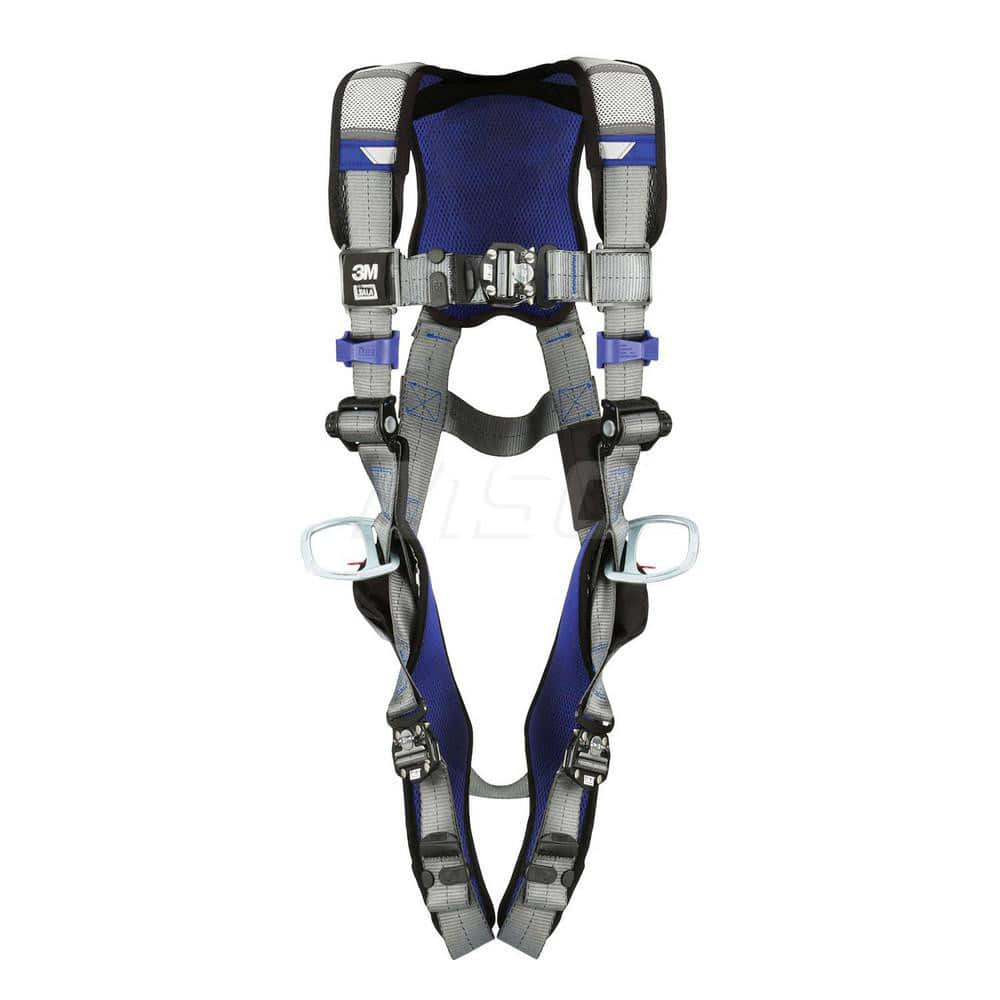 Fall Protection Harnesses: 420 Lb, Vest Style, Size Small, For Positioning, Back & Hips Quick-Connect Leg Strap, Quick-Connect Chest Strap