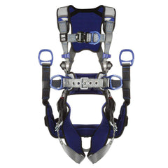 Fall Protection Harnesses: 420 Lb, Tower Climbers Style, Size Small, For Climbing, Back Front & Hips Tongue Leg Strap, Quick-Connect Chest Strap