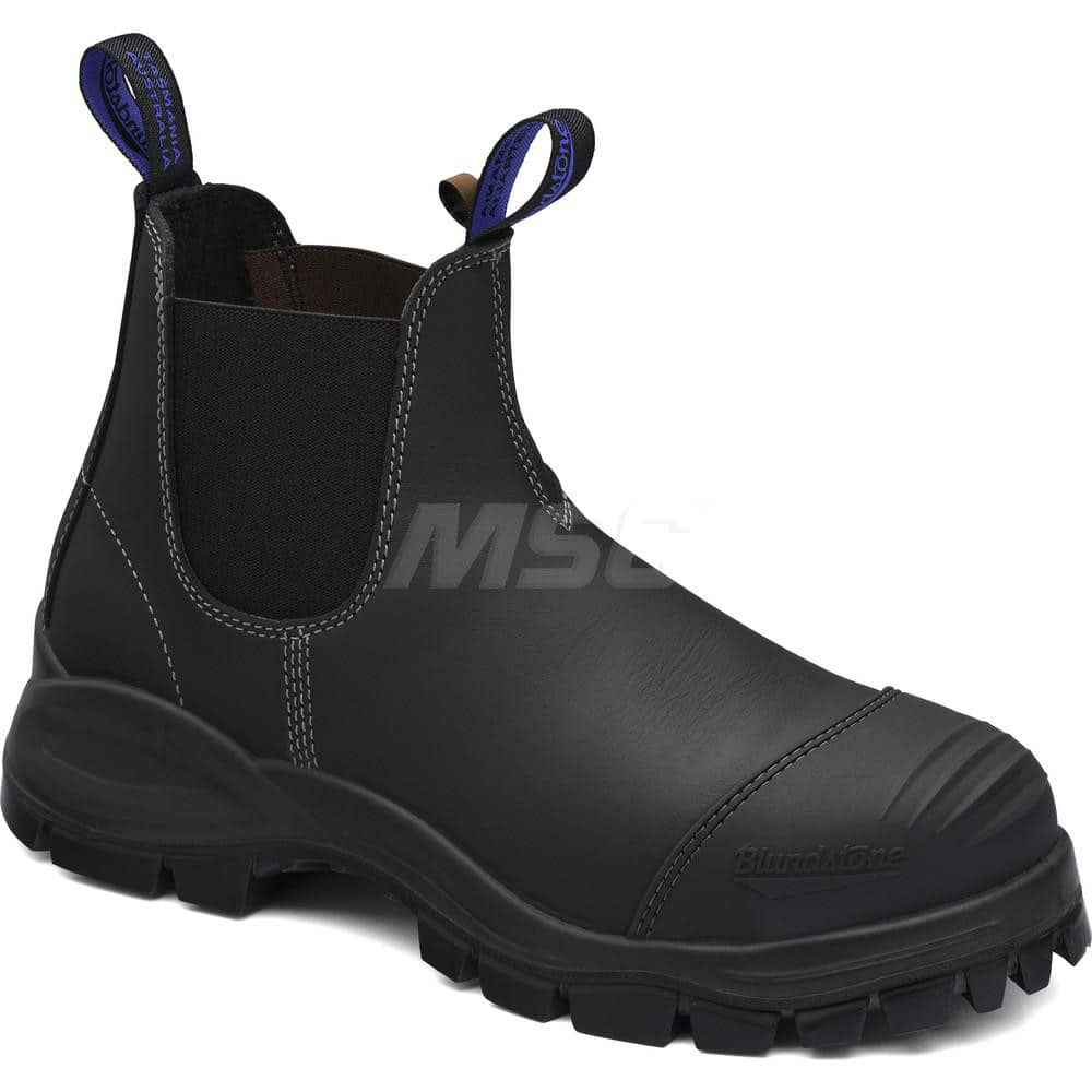 Work Boot: Size 15, 6″ High, Leather, Steel Toe Standard Width, Non-Slip Sole