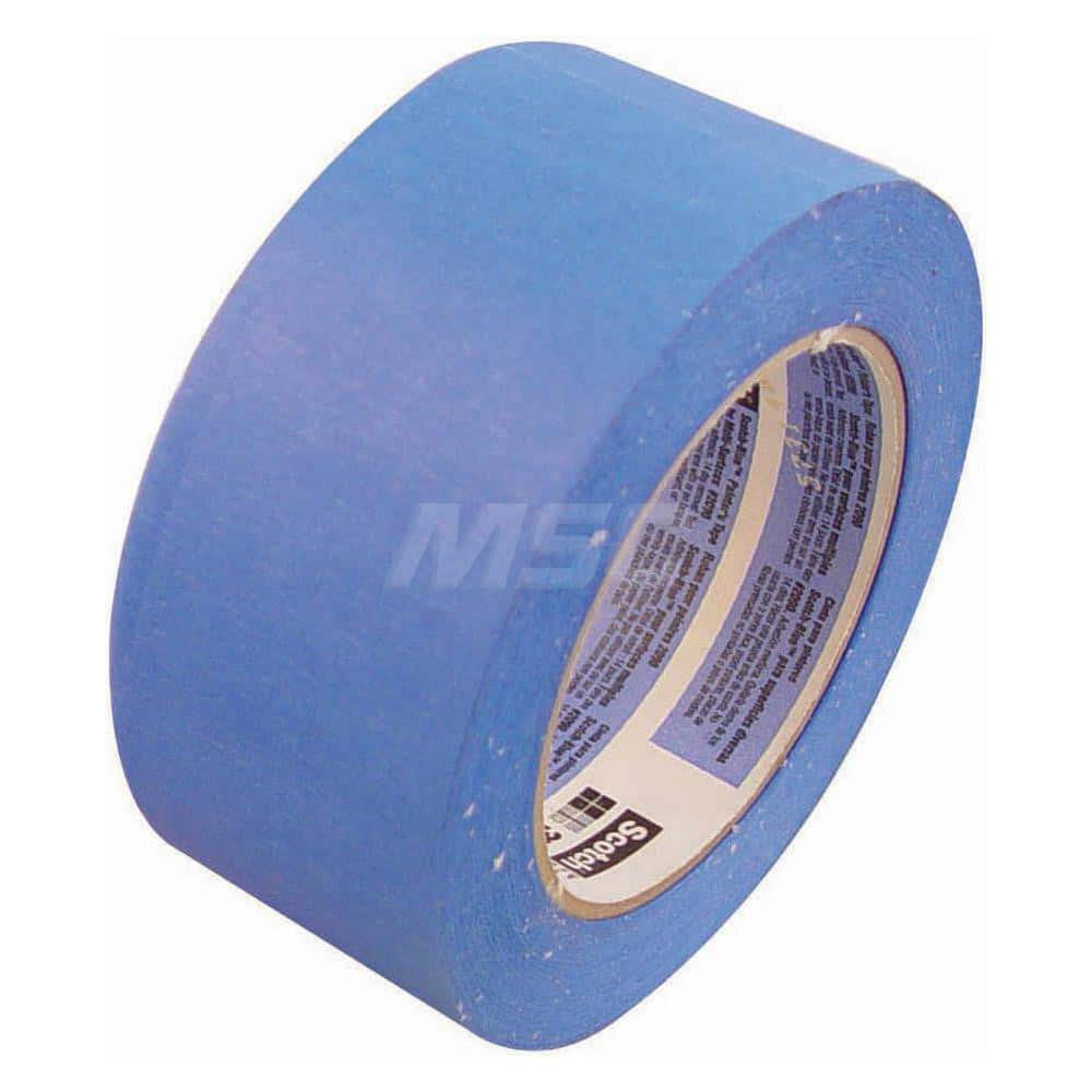 Masking Tape: 2″ Wide, 60 yd Long, Blue Polyester