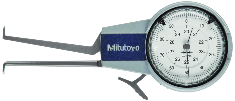 5 - 15mm Measuring Range (0.01mm Grad.) - Dial Caliper Gage - #209-301 - Makers Industrial Supply