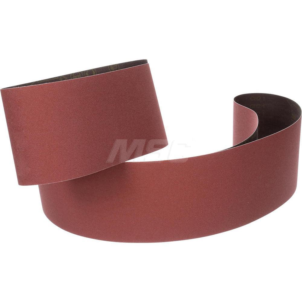 Abrasive Belt: 6″ Width, 132″ OAL, 120+ Grit, Ceramic Coated