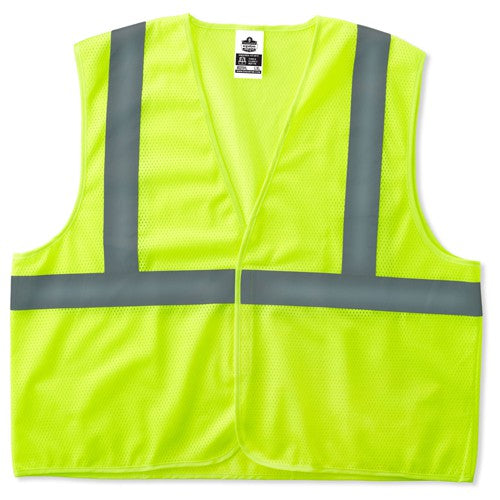 8205HL XS Lime Super Econ Mesh Vest Type R Class 2 - Makers Industrial Supply