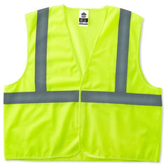 8205HL XS Lime Super Econ Mesh Vest Type R Class 2 - Makers Industrial Supply