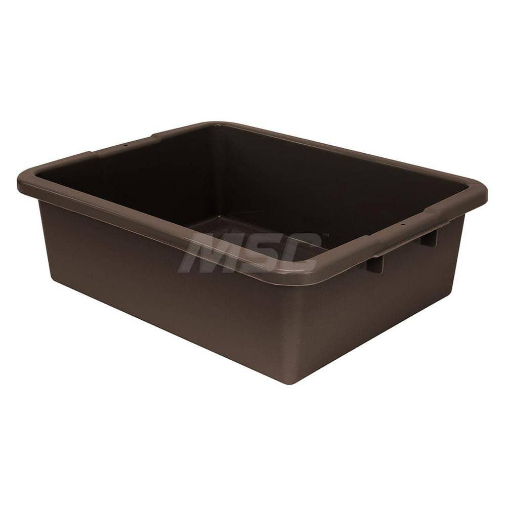 Cans, Pails & Tubs; Product Type: Tub; Volume Capacity Range: 0 - 6.8 gal; Body Material: Polypropylene; Volume Capacity: 6.8; Opening Type: Open Head; Color: Brown; Product Type: Tub; Material: Polypropylene; Volume Capacity (Gal.): 6.8; Color: Brown