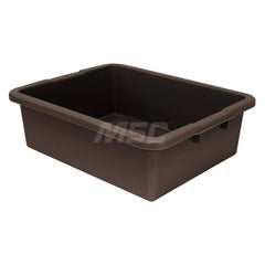 Cans, Pails & Tubs; Product Type: Tub; Volume Capacity Range: 0 - 6.8 gal; Body Material: Polypropylene; Volume Capacity: 6.8; Opening Type: Open Head; Color: Brown; Product Type: Tub; Material: Polypropylene; Volume Capacity (Gal.): 6.8; Color: Brown