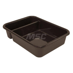 Cans, Pails & Tubs; Product Type: Tub; Volume Capacity Range: 0 - 6.5 gal; Body Material: Polypropylene; Volume Capacity: 6.5; Opening Type: Open Head; Color: Brown; Product Type: Tub; Material: Polypropylene; Volume Capacity (Gal.): 6.5; Color: Brown