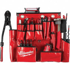 Milwaukee Tool - Tool Aprons & Tool Belts Tool Type: Apron Minimum Waist Size: 25 - Makers Industrial Supply