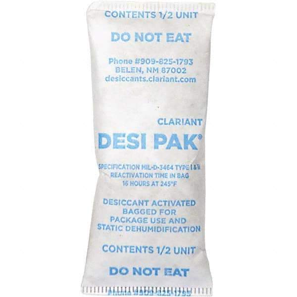 Armor Protective Packaging - Desiccant Packets Material: Clay Packet Size: 1/2 oz. - Makers Industrial Supply