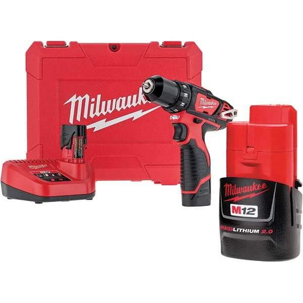 Milwaukee Tool - Cordless Drills Battery Voltage: 12 Battery Chemistry: Lithium-Ion - Makers Industrial Supply