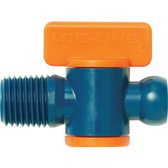 Coolant Hose System Component - 1/4″ Inside Diameter System-1/4″ Male NPT Valve (Pack of 2) - Makers Industrial Supply